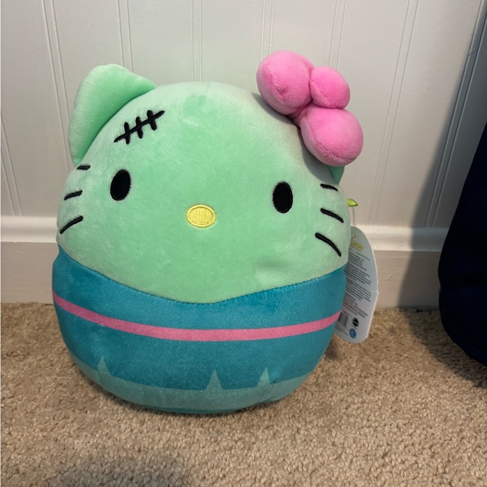 Squishmallows Green and Blue Stuffed Animal